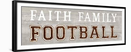 Game Day III Faith Family Football-Marco Fabiano-Framed Premium Giclee Print