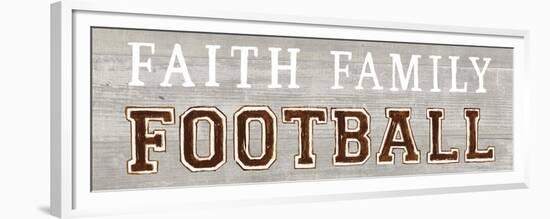 Game Day III Faith Family Football-Marco Fabiano-Framed Premium Giclee Print