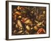 Game, Fish, Fruit and Vegetables in Baskets and Bowls in a Larder-Joachim Beuckelaer-Framed Giclee Print