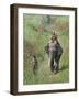 Game Guards Patrolling on Elephant Back, Kaziranga National Park, Assam State, India-Steve & Ann Toon-Framed Photographic Print