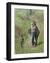 Game Guards Patrolling on Elephant Back, Kaziranga National Park, Assam State, India-Steve & Ann Toon-Framed Photographic Print