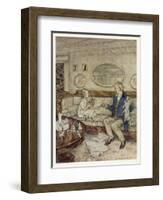 Game, Indoor, Paper Cutout-Arthur Rackham-Framed Art Print