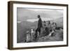 Game Keeper with Dogs-null-Framed Photographic Print