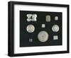 Game Objects Made from Ivory, Dice, Knucklebones-null-Framed Premium Giclee Print