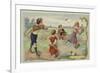 Game of Badminton-null-Framed Giclee Print