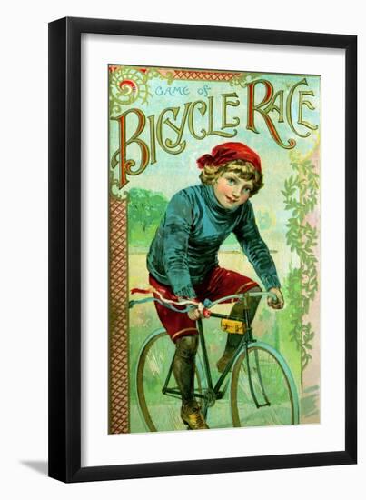 Game of Bicycle Race-null-Framed Art Print