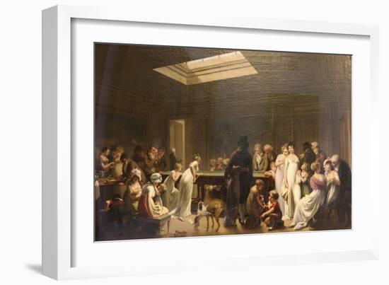 Game of Billiards, 1807-Louis Leopold Boilly-Framed Giclee Print