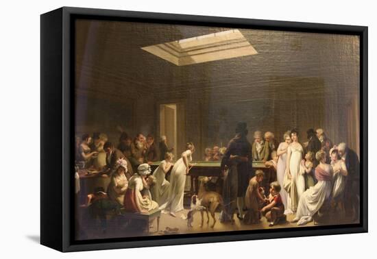 Game of Billiards, 1807-Louis Leopold Boilly-Framed Stretched Canvas