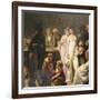 Game of Billiards, 1807-Louis Leopold Boilly-Framed Giclee Print