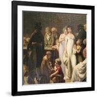 Game of Billiards, 1807-Louis Leopold Boilly-Framed Giclee Print