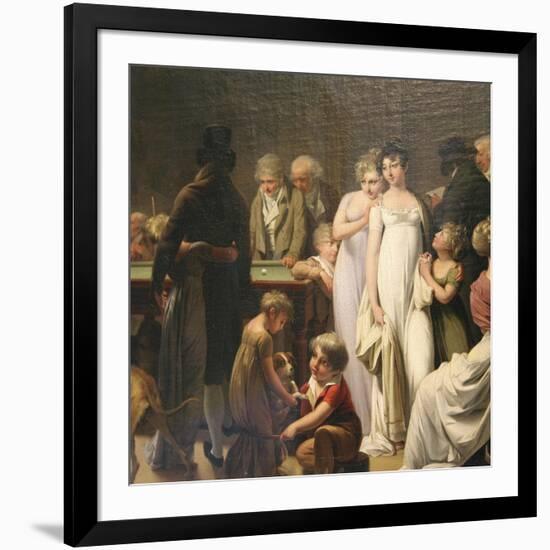 Game of Billiards, 1807-Louis Leopold Boilly-Framed Giclee Print