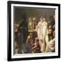 Game of Billiards, 1807-Louis Leopold Boilly-Framed Giclee Print