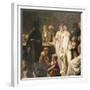 Game of Billiards, 1807-Louis Leopold Boilly-Framed Giclee Print