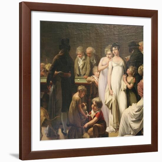 Game of Billiards, 1807-Louis Leopold Boilly-Framed Giclee Print