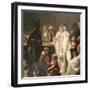 Game of Billiards, 1807-Louis Leopold Boilly-Framed Giclee Print