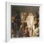 Game of Billiards, 1807-Louis Leopold Boilly-Framed Giclee Print