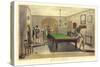 Game of Billiards, 1827-null-Stretched Canvas