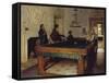 Game of Billiards, 1893-Tito Lessi-Framed Stretched Canvas