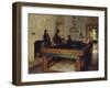 Game of Billiards, 1893-Tito Lessi-Framed Giclee Print