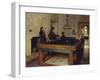 Game of Billiards, 1893-Tito Lessi-Framed Giclee Print