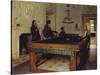 Game of Billiards, 1893-Tito Lessi-Stretched Canvas