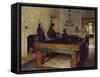 Game of Billiards, 1893-Tito Lessi-Framed Stretched Canvas