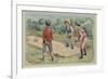 Game of Bocce-null-Framed Giclee Print