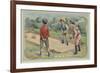 Game of Bocce-null-Framed Giclee Print