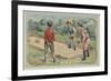 Game of Bocce-null-Framed Giclee Print