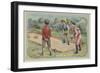 Game of Bocce-null-Framed Giclee Print