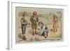 Game of Boules or Petanque-null-Framed Giclee Print