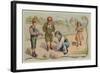 Game of Boules or Petanque-null-Framed Giclee Print