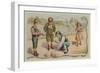 Game of Boules or Petanque-null-Framed Giclee Print