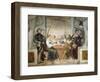 Game of Cards-Giovanni Antonio Fasolo-Framed Giclee Print