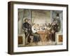 Game of Cards-Giovanni Antonio Fasolo-Framed Giclee Print