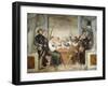 Game of Cards-Giovanni Antonio Fasolo-Framed Giclee Print