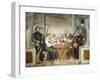 Game of Cards-Giovanni Antonio Fasolo-Framed Giclee Print