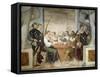 Game of Cards-Giovanni Antonio Fasolo-Framed Stretched Canvas