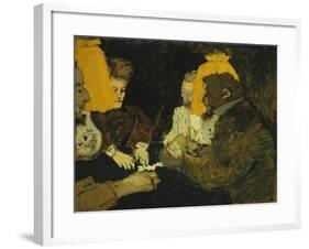 Game of Cards-Edouard Vuillard-Framed Giclee Print