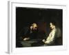 Game of Checkers-Honore Daumier-Framed Giclee Print