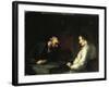 Game of Checkers-Honore Daumier-Framed Giclee Print