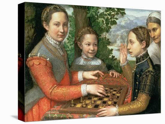 Game of Chess, 1555-Sofonisba Anguisciola-Stretched Canvas