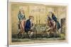 Game of Chess, Published by H. Humphrey, London-George Cruikshank-Stretched Canvas