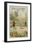 Game of Croquet-null-Framed Giclee Print