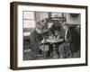 Game of Dominoes in an English Country Pub-null-Framed Photographic Print