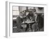 Game of Dominoes in an English Country Pub-null-Framed Photographic Print