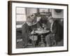 Game of Dominoes in an English Country Pub-null-Framed Photographic Print