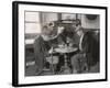 Game of Dominoes in an English Country Pub-null-Framed Photographic Print