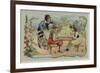 Game of Draughts-null-Framed Giclee Print