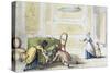 Game of Hide and Seek, by a Bicci, Colour, Italy, 18th Century-null-Stretched Canvas